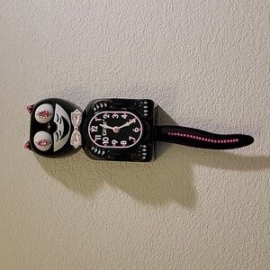 Jeweled Classic Black Kit-Cat Klock clock SUPER RARE